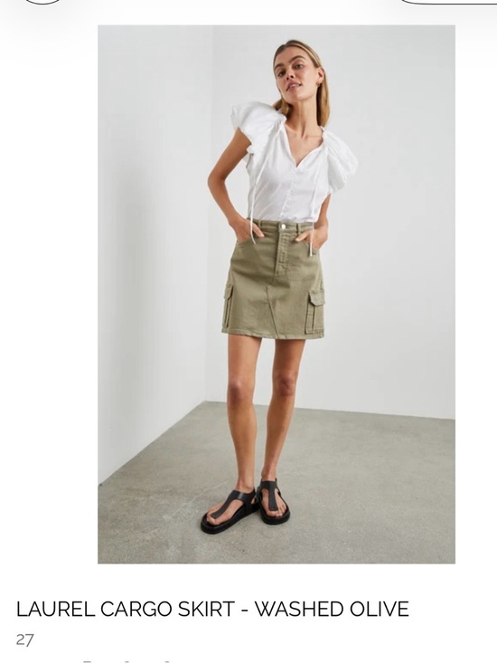 Rails Dresses & Skirts - Rails Laurel Cargo Mini Skirt in Washed Olive, Size 27